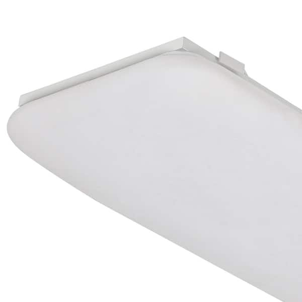 arctic glacier white large led flush mount