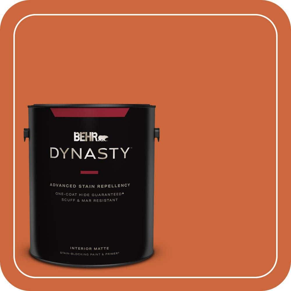 1 gal. #S-H-250 Pumpkin Patch Matte Interior Stain-Blocking Paint & Primer price history on PriceWatchPro