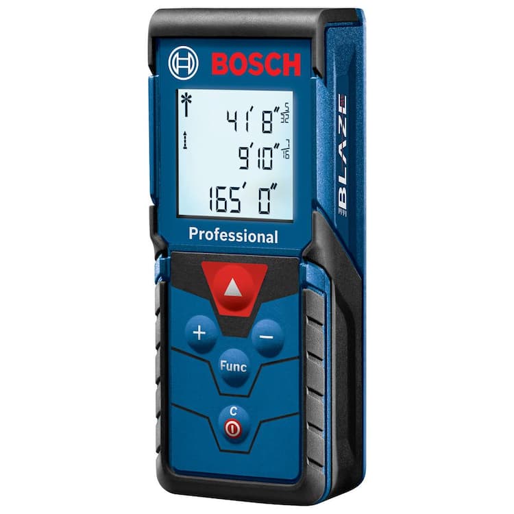 Bosch BLAZE 165 ft. Laser Distance Tape Measuring Tool with Area and Volume