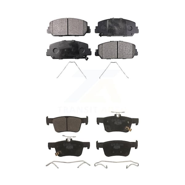 TEC Front Rear Ceramic Brake Pads Kit For Honda Civic KTC-100523