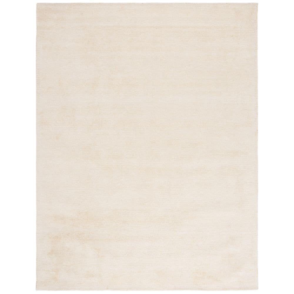 SAFAVIEH Mirage 9 ft. x 12 ft. Gold Solid Color Area Rug MIR475D-9 ...