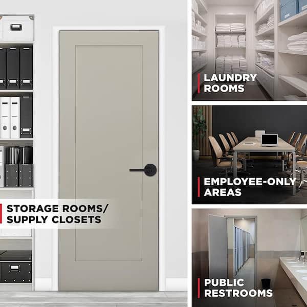 Kwikset Halifax Satin Nickel Keyed Storeroom Round Door Handle UL