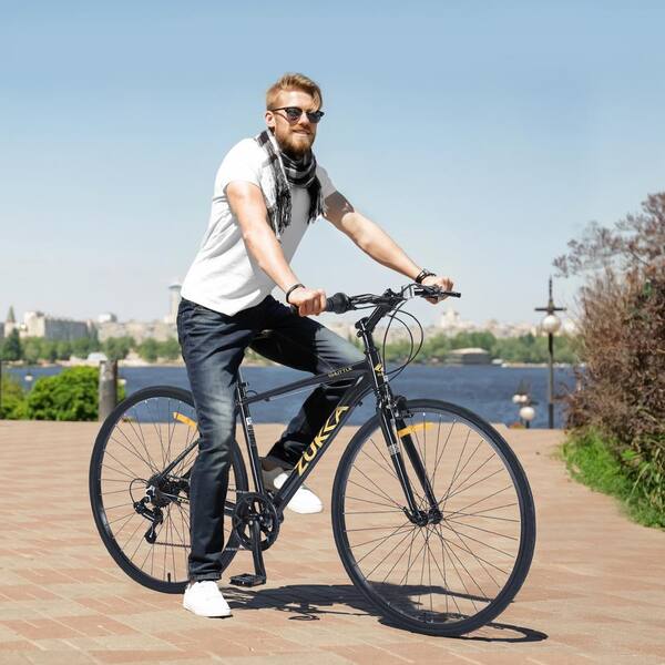 Zeus & Ruta 28 in. Bike with 7 Speed Hybrid and Aluminum