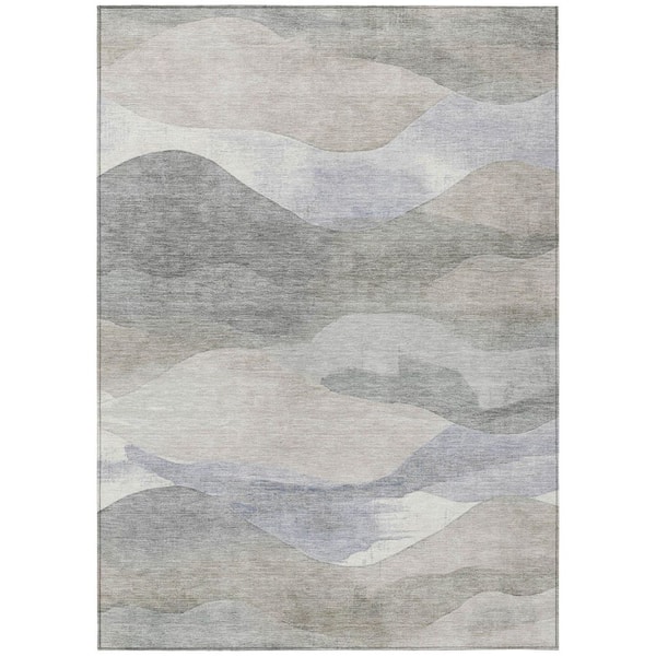 Chantille Machine Washable Indoor/Outdoor Abstract ACN1966 Beige 10 ft. x 14 ft. Area Rug