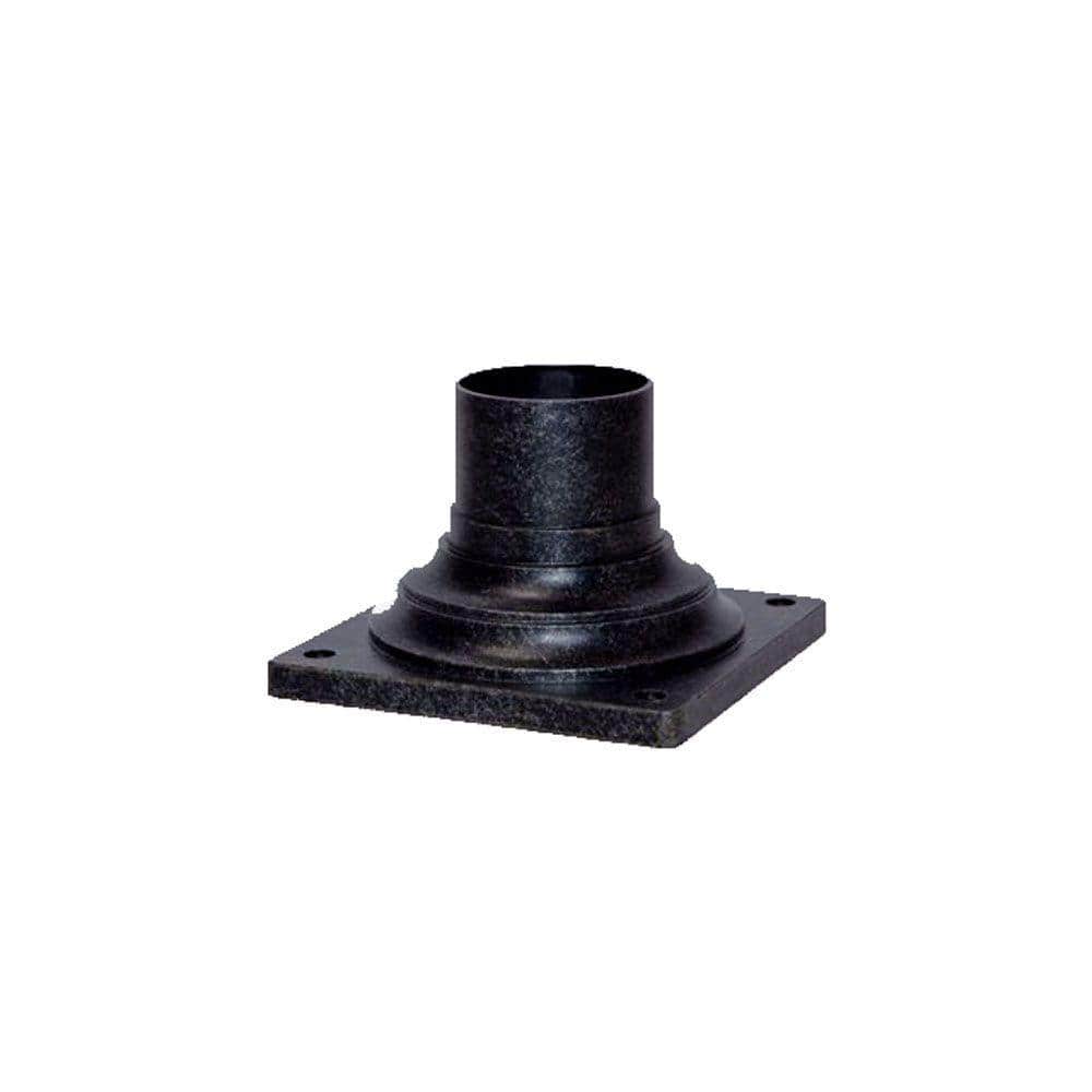 Stone Cast Aluminum Pier Mount Adapter for Post Lanterns