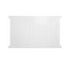 Pembroke 4 ft. x 8 ft. White Vinyl Privacy Fence Panel Kit