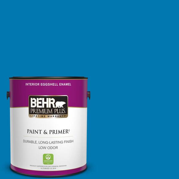 BEHR PREMIUM PLUS 1 gal. #S-G-540 Song Bird Eggshell Enamel Low Odor Interior Paint & Primer