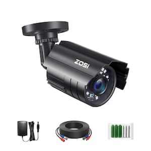 Wired 1080p Outdoor/Indoor Bullet Security Camera 4-in-1 Compatible for 1080p/720p TVI/CVI/AHD/CVBS DVR, IP67 Waterproof