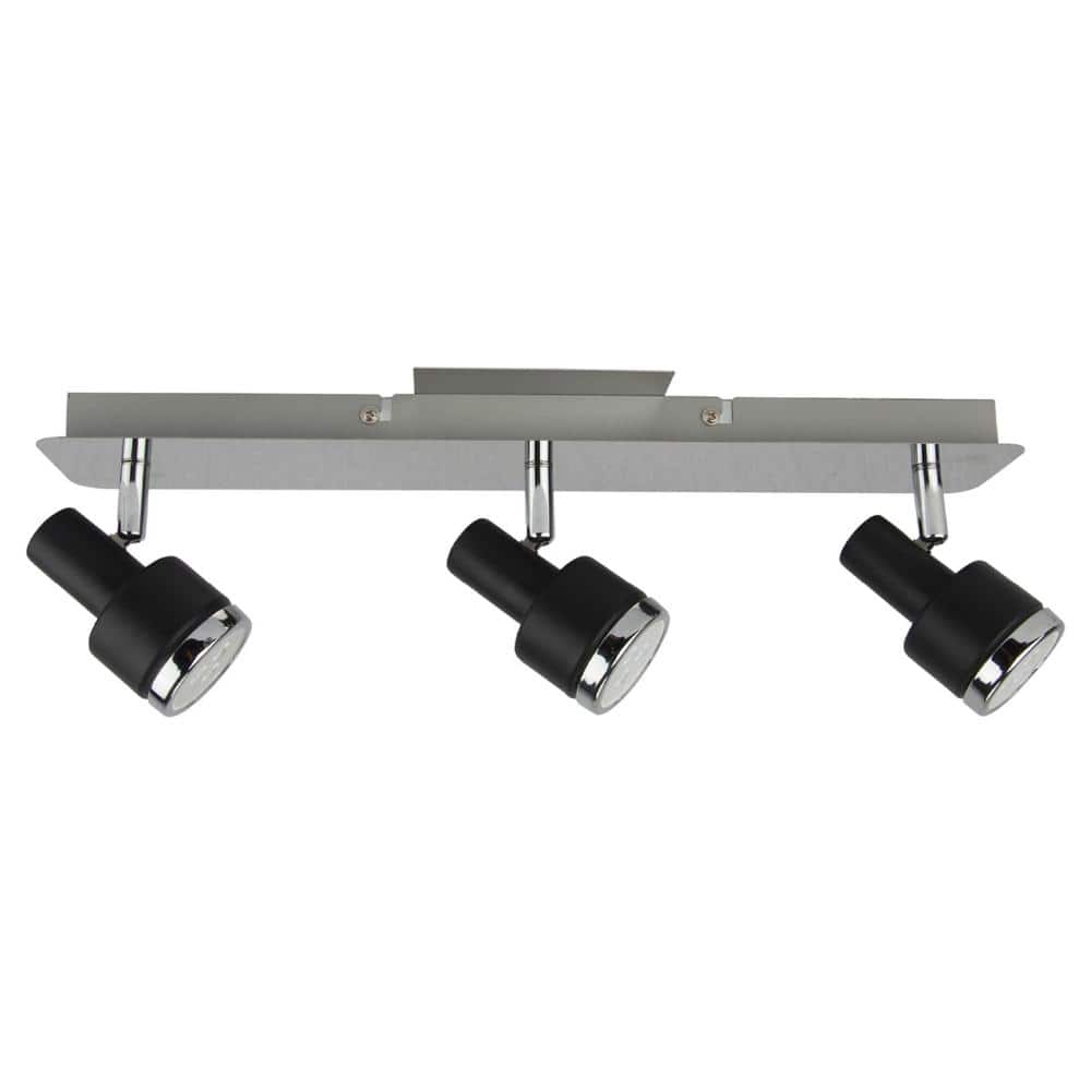 Clyde 17 in. 6-Watt Matte Black/Gray LED Flush Mount with Clear Glass Gray Shade price history on PriceWatchPro