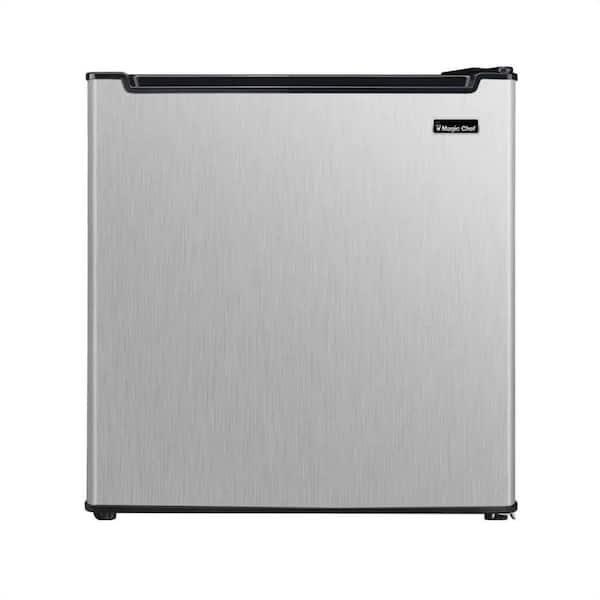 Magic Chef 1.7 cu. ft. Freezerless Mini Fridge in Stainless Steel ...