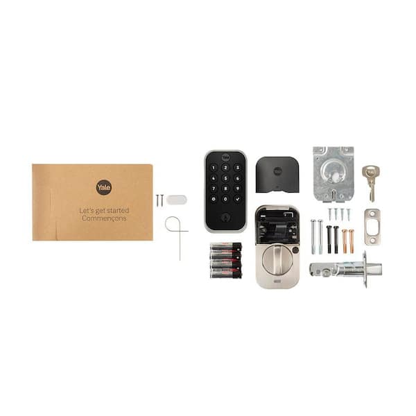 Yale Assure Lock 2 Norwood Bundle Satin Nickel Smart Lock Electronic Deadbolt And Handleset With Wifi Bluetooth Keypad B Yrd410 Wf1 Nw 619