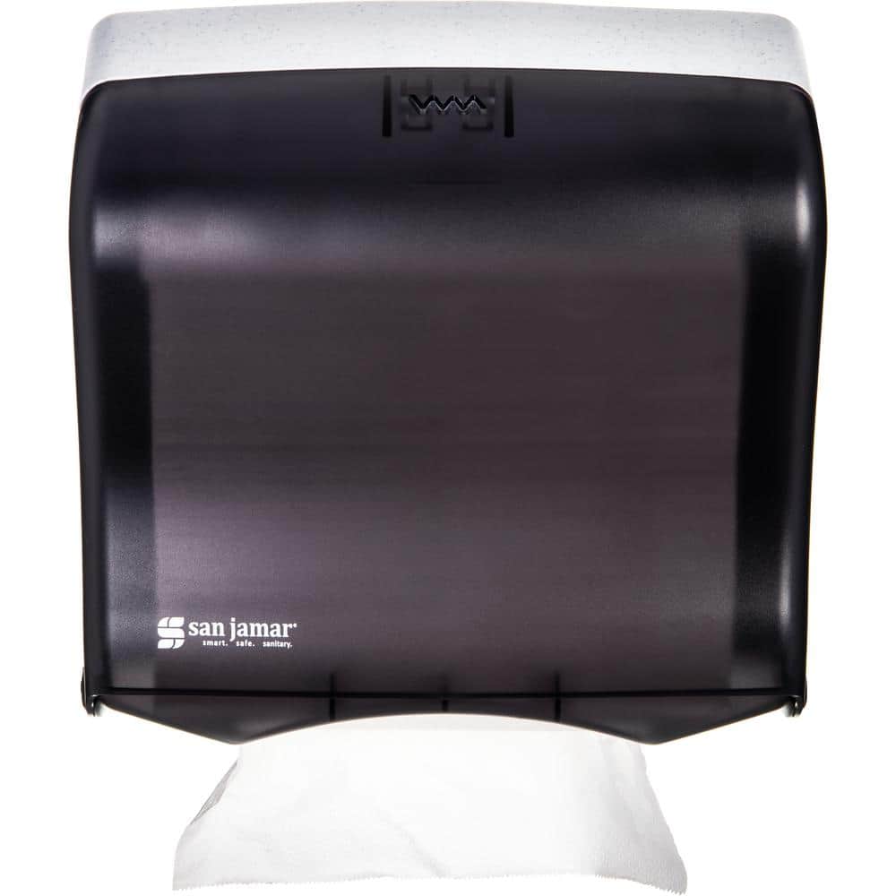 San Jamar Element Black Lever Roll Towel Dispenser SJMT950TBK - The Home  Depot