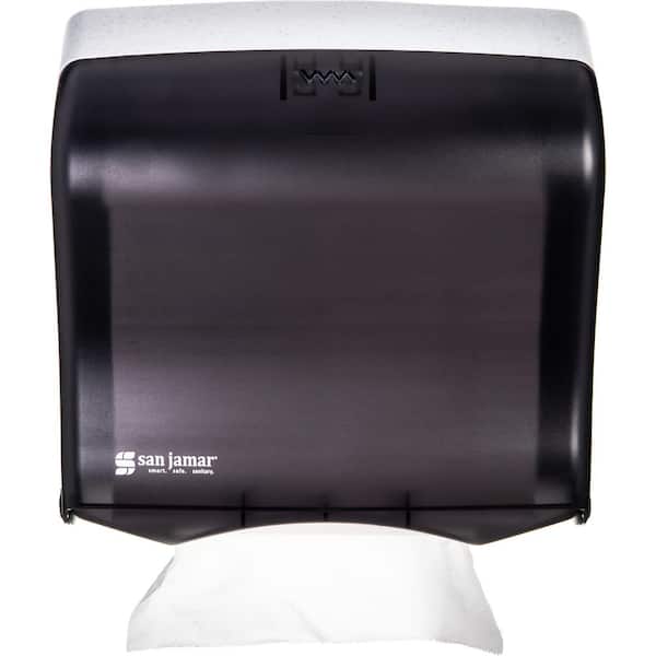 San Jamar Fusion Ultrafold Commercial Plastic Paper Towel Dispenser, in. Black