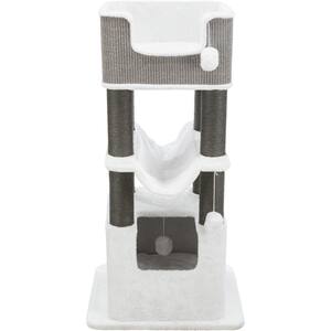 Cream/Gray Lucano Scratching Post Cat Tower