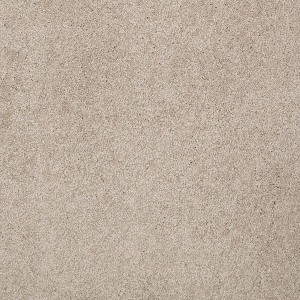 Lifeproof Coral Reef I - Mystic Taupe - Brown 65.5 oz. Nylon Texture Installed Carpet