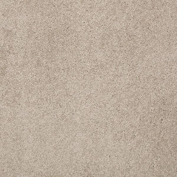 Lifeproof Coral Reef II - Mystic Taupe - Brown 93.6 oz. Nylon Texture Installed Carpet