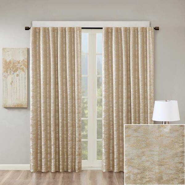 Total Blackout Energy Saving Rod Pocket Curtain Panels 50in W x 84in L Brand New 