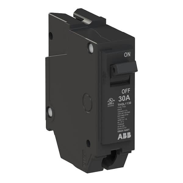 ABB 30 Amp 1 in. Single-Pole Circuit Breaker (THQL1130A) THQL1130A