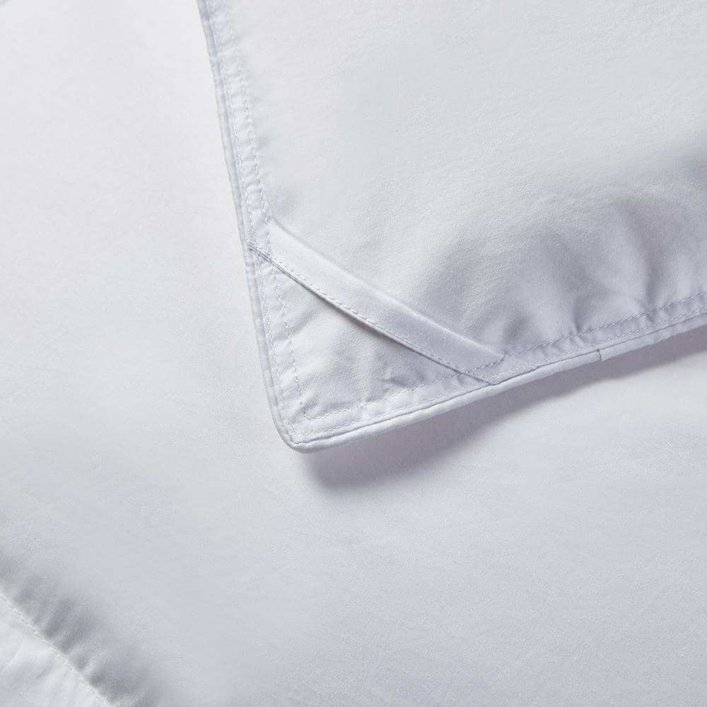 King White Cotton Down Reversible Comforter Set