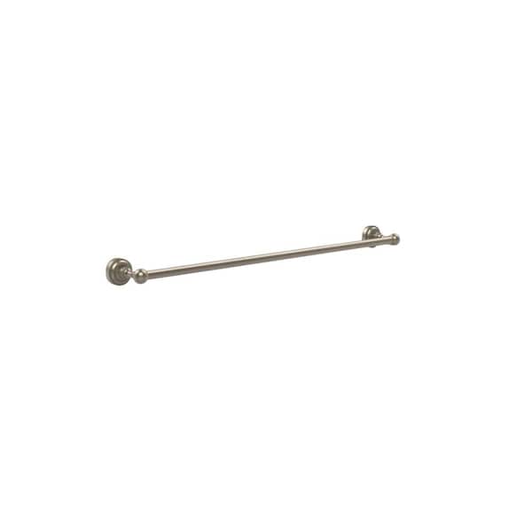 Allied Brass Dottingham Collection 30 in. Back to Back Shower Door Towel Bar in Antique Pewter