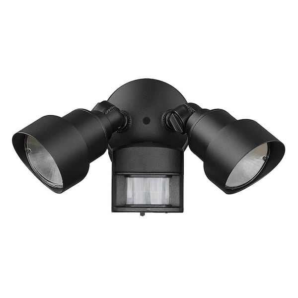 Acclaim 2 Light Led Outdoor Floodlight Matte Black Lfl2bkm, Outdoor Led Flood Light Motion Sensor