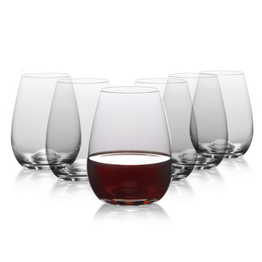 Set of 12 Strong and Versatile 12 Ounce Wine Glasses - Durable - Dishwasher  Safe