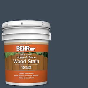 5 gal. #SC-101 Atlantic Solid Color House and Fence Exterior Wood Stain