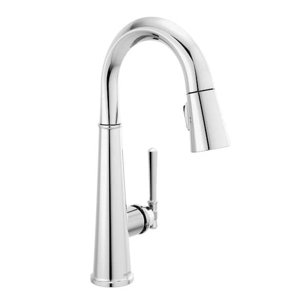 Delta Emmeline Single-Handle Bar Faucet in Lumicoat Chrome 9982-PR-DST ...