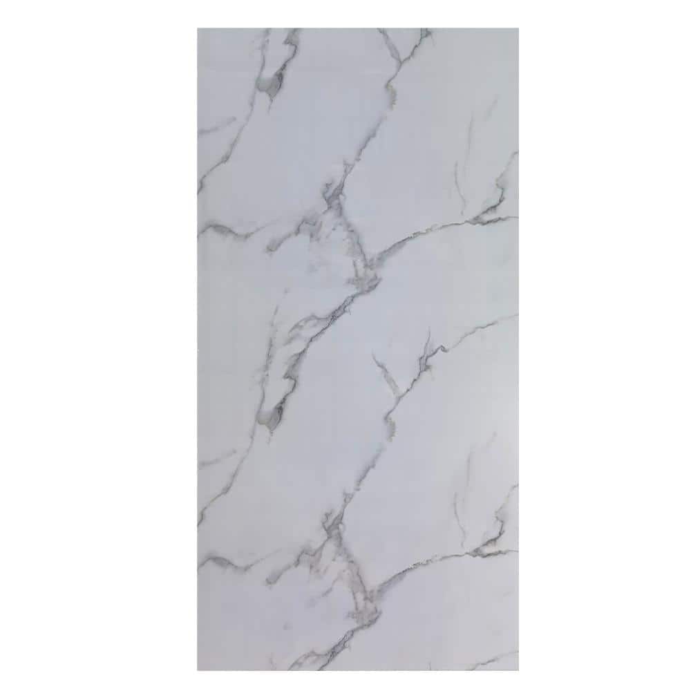 Mediterraneo 8 ft. x 4 ft. Decorative PVC Marble Sheet in
