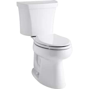 Highline 2-Piece 1.0 GPF Single Flush Elongated Toilet in White