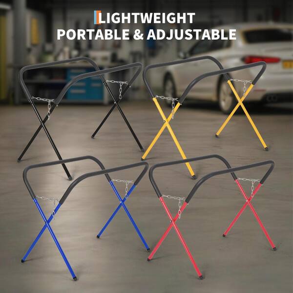 2-Piece Folding Heavy Duty Portable Work Stand 500 lbs Capacity