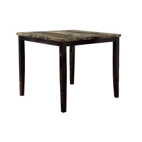 Donason 42 in. Rectangle Brown Wood Top (Seats 4)