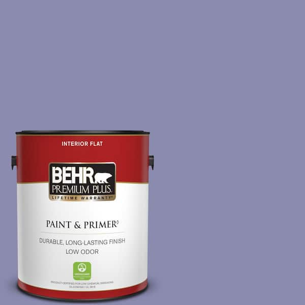 BEHR PREMIUM PLUS 1 gal. M550 5 Violet Aura Flat Low Odor