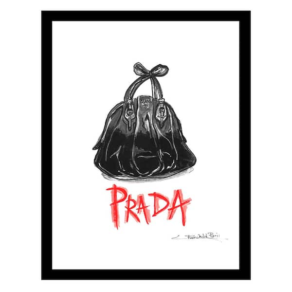 VENICE BEACH Collections Designer Handbag by Fairchild Paris 1-Piece Framed Graphic Print Abstract Poster Art Print 18 in. x 14 in.