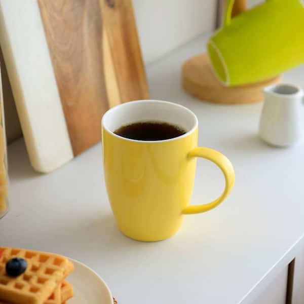 2 Oz Yellow Ceramic Espresso Cup, Espresso Mug, Coffee Cup, Beaker 