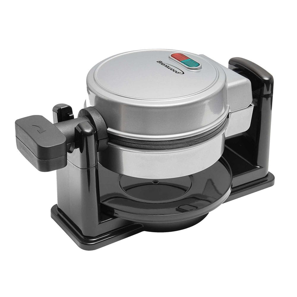 Single Waffle Silver Electric Belgian Waffle Maker price history on PriceWatchPro