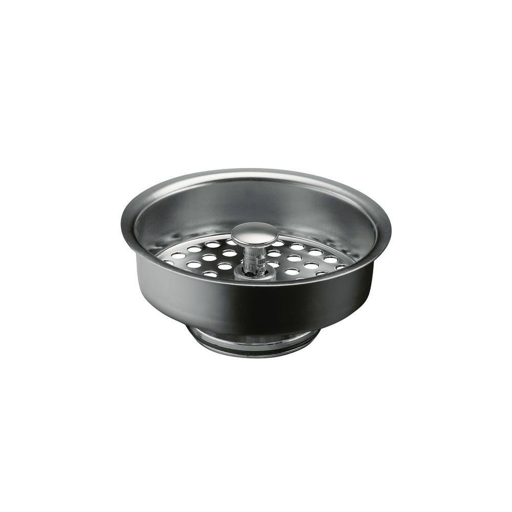 KOHLER GP41398-BN Sink Strainer - Vibrant Brushed Nickel Kitchen Sink Basket