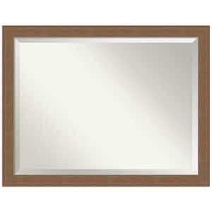 Alta Medium Brown 44.5 in. H x 34.5 in. W Framed Wall Mirror