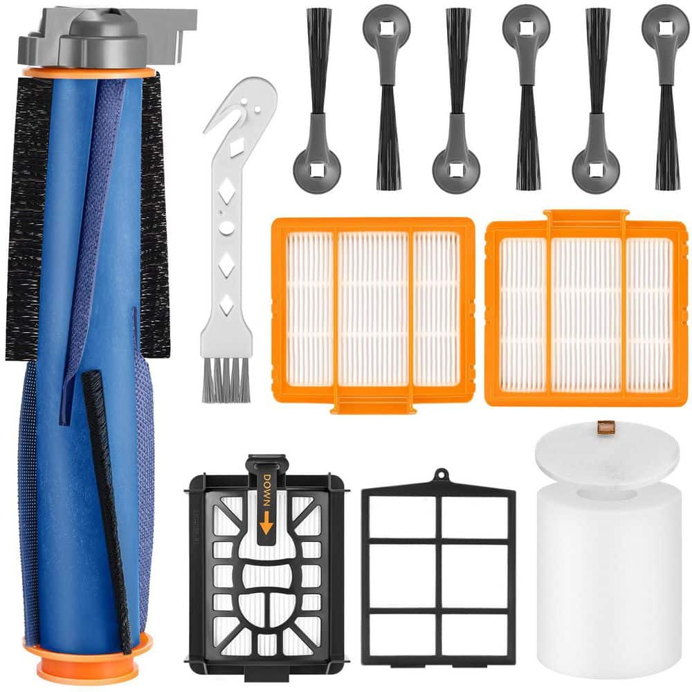 Vacuum Replacement Parts Kit with Main Brush, Filters, Foam Filters, Pre-Filter, Side Brushes, 1 Kit price history on PriceWatchPro