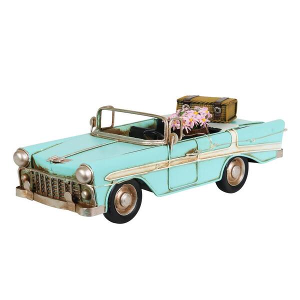 Exhart Vintage Convertible LED Car Garden Statue