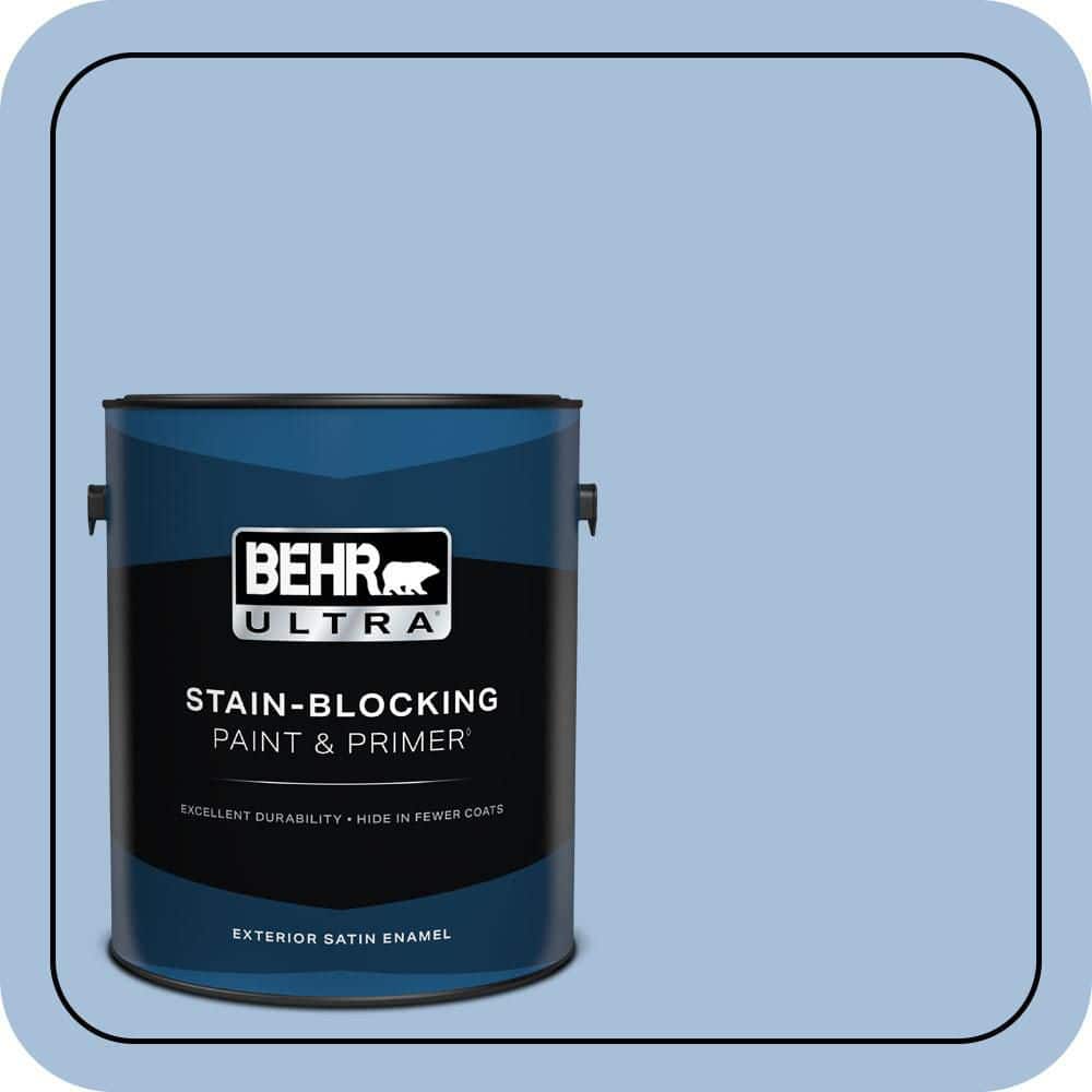 1 gal. #580D-4 Skysail Blue Satin Enamel Exterior Paint & Primer price history on PriceWatchPro