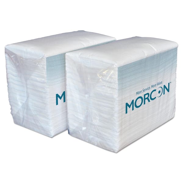 Morcon Tissue Morsoft Dinner Napkins, 2-Ply, 14.5 x 16.5, White, 3,000/Carton -MOR3466