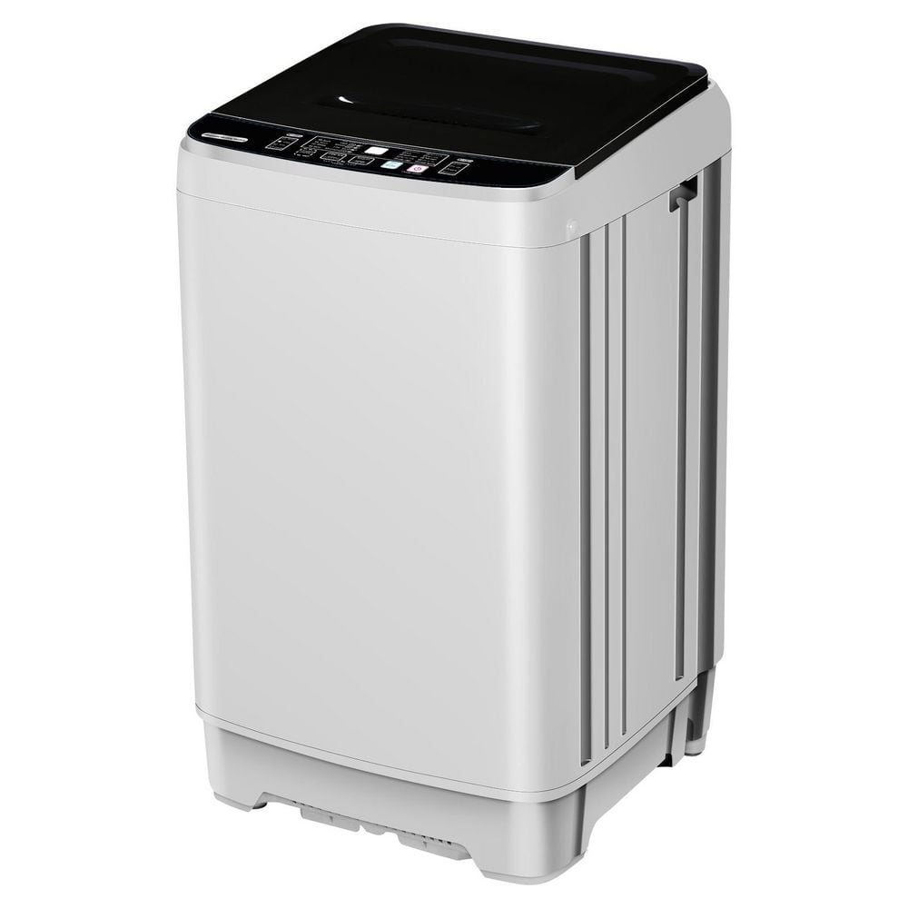 MELEZOOM 2.0 cu.ft. 17.7 lbs. Full-Automatic Top Load Washer, Smart Washing Machine with Child Lock, 10-Wash Programs in White