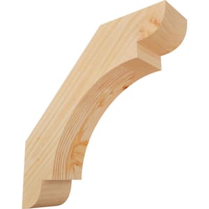 3 1/2''W x 14''D x 14''H Olympic Smooth Knee Brace, Douglas Fir