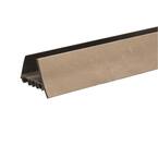 Frost King 1-3/4 in. x 36 in. Brown U-Shape Door-Bottom Sweep with Drip ...