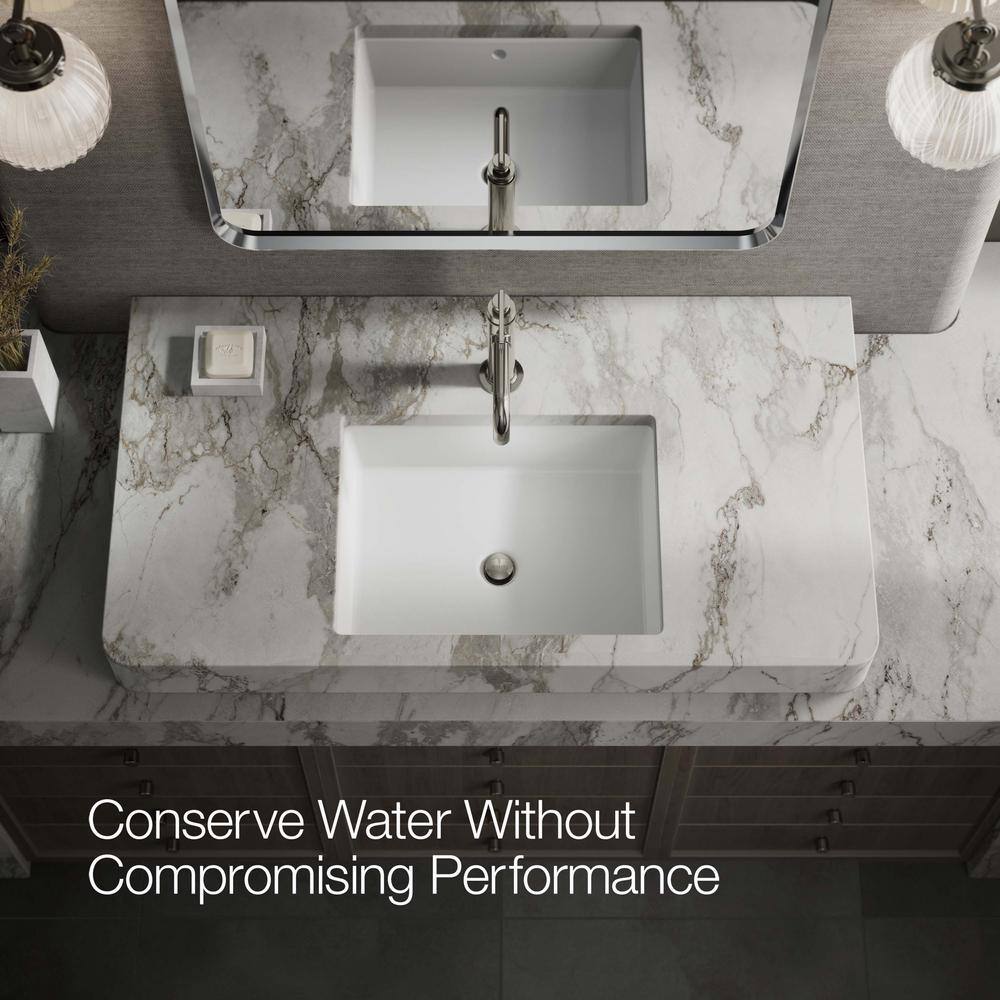 Vibrant Polished Nickel Single-Handle Bathroom Sink Faucet