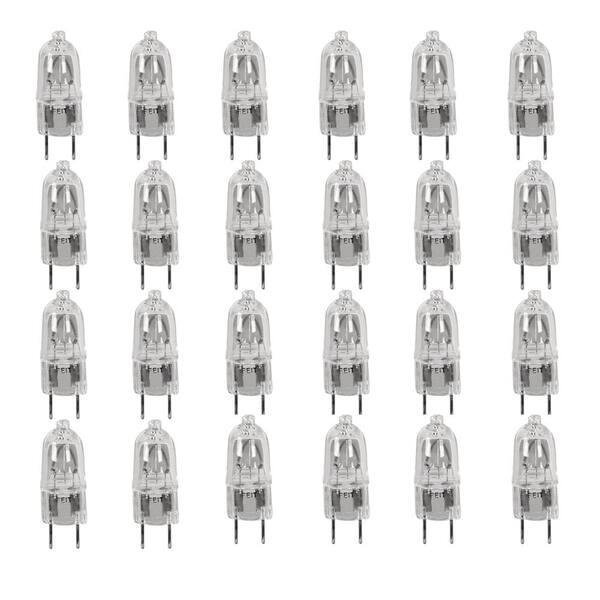 Feit Electric 100-Watt Warm White (3000K) T4 G8 Bi-Pin Dimmable Halogen Light Bulb (24-Pack)