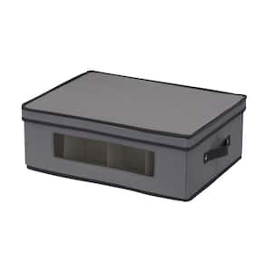 .8 Gal. Mug and Tumbler Storage Box in Gray