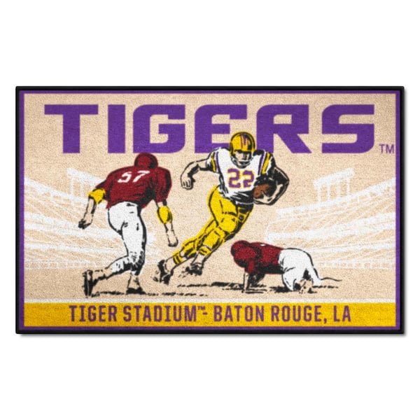 Louisiana State LSU Tigers Electric Football Vinyl Field Cover 