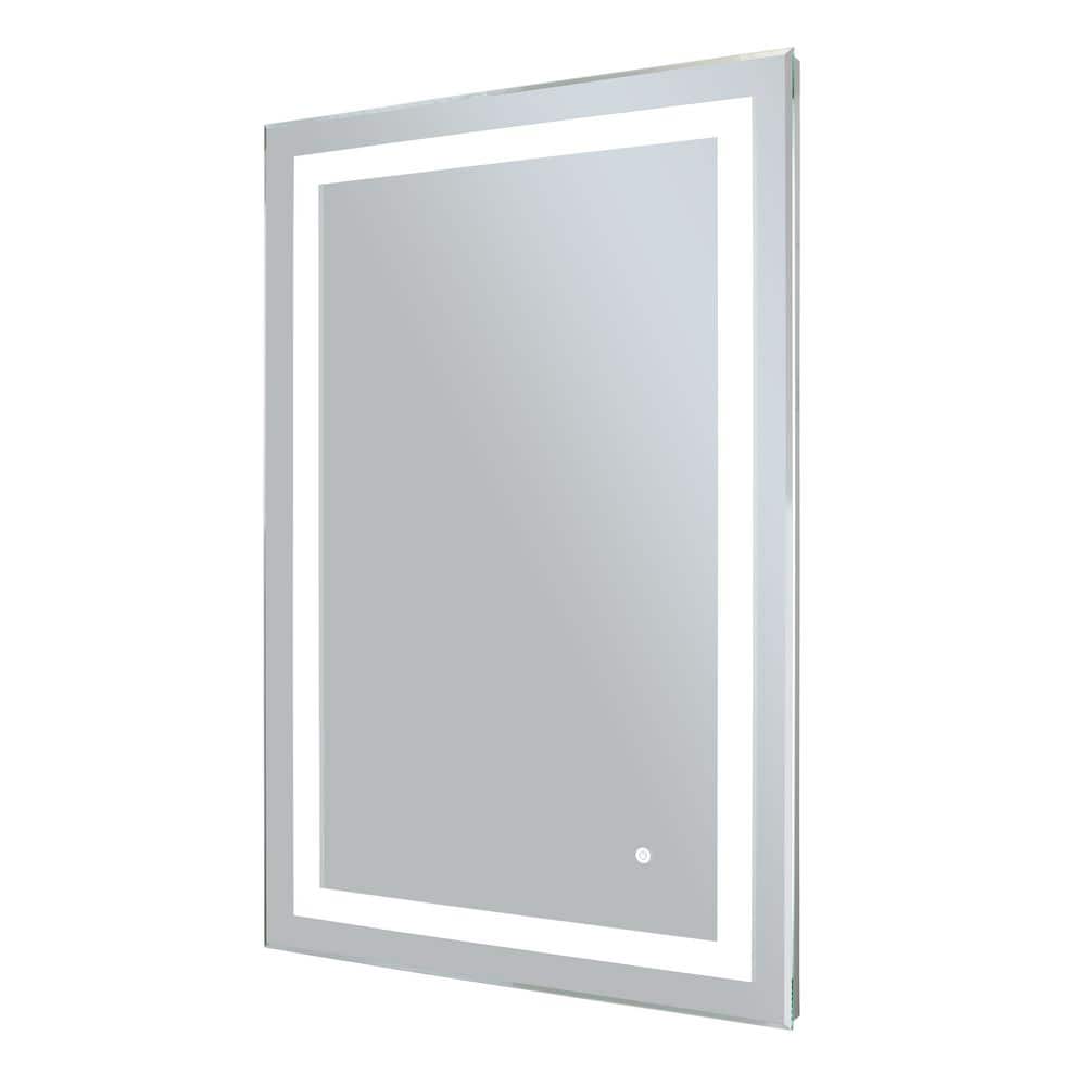 Audrey Frameless Rectangular LED Vanity Mirror 36" x 24"